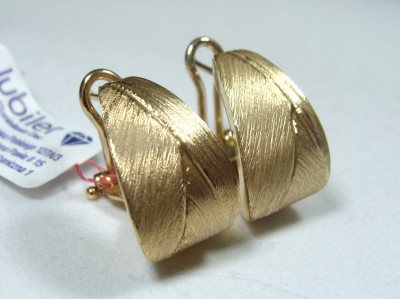 Złote kolczyki NON0262 1