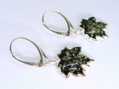 Srebrne kolczyki z bursztynem APP0002 4