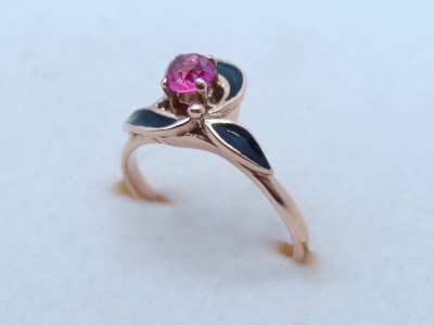 Złoty pierścionek GRU0010 3